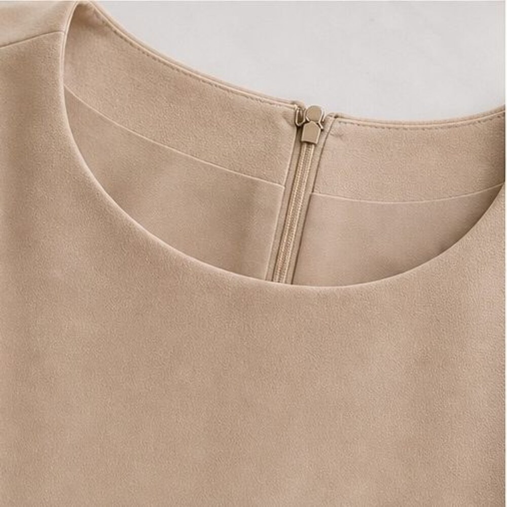 Sand Button Blouse - Picture 4 of 6